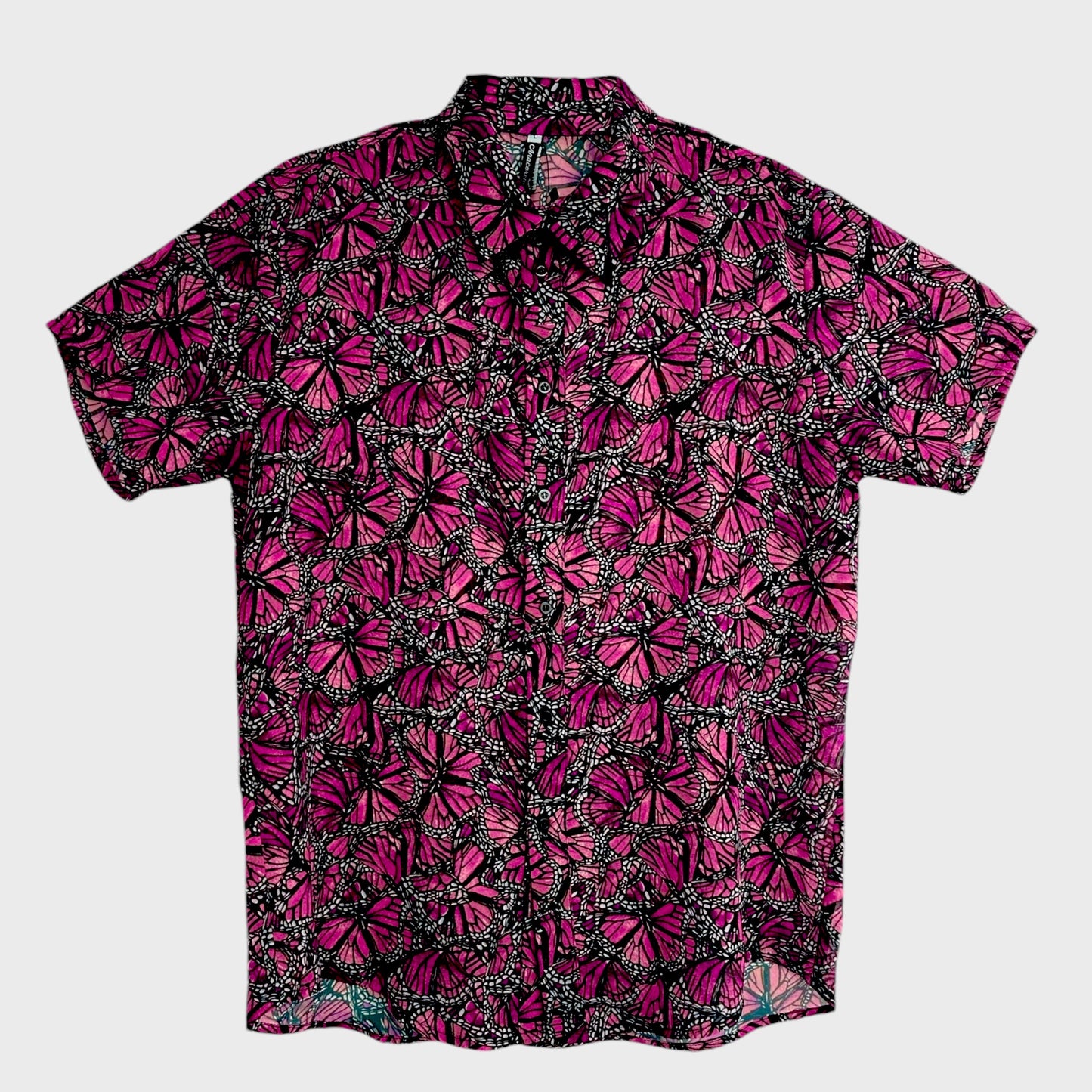 Camisa Mariposas (color fuccia)