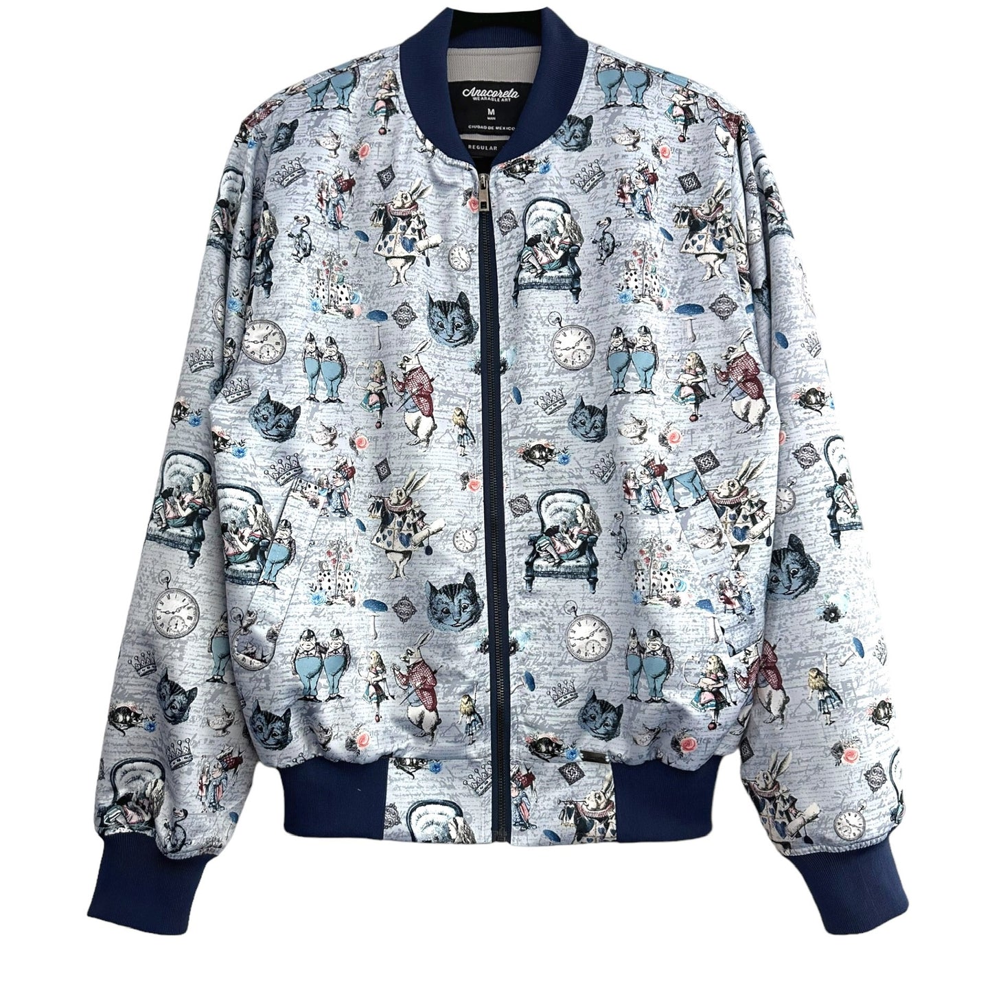 Bomber Jacket Alice in Wonderland
