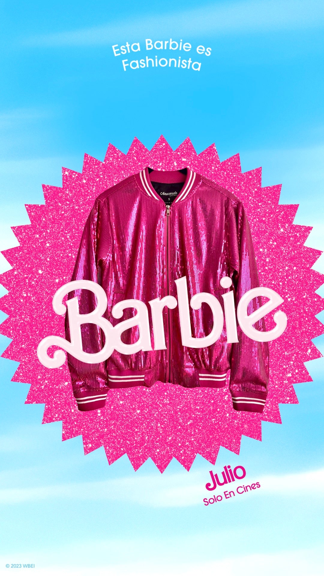 Bomber Jacket Lentejuelas Rosas