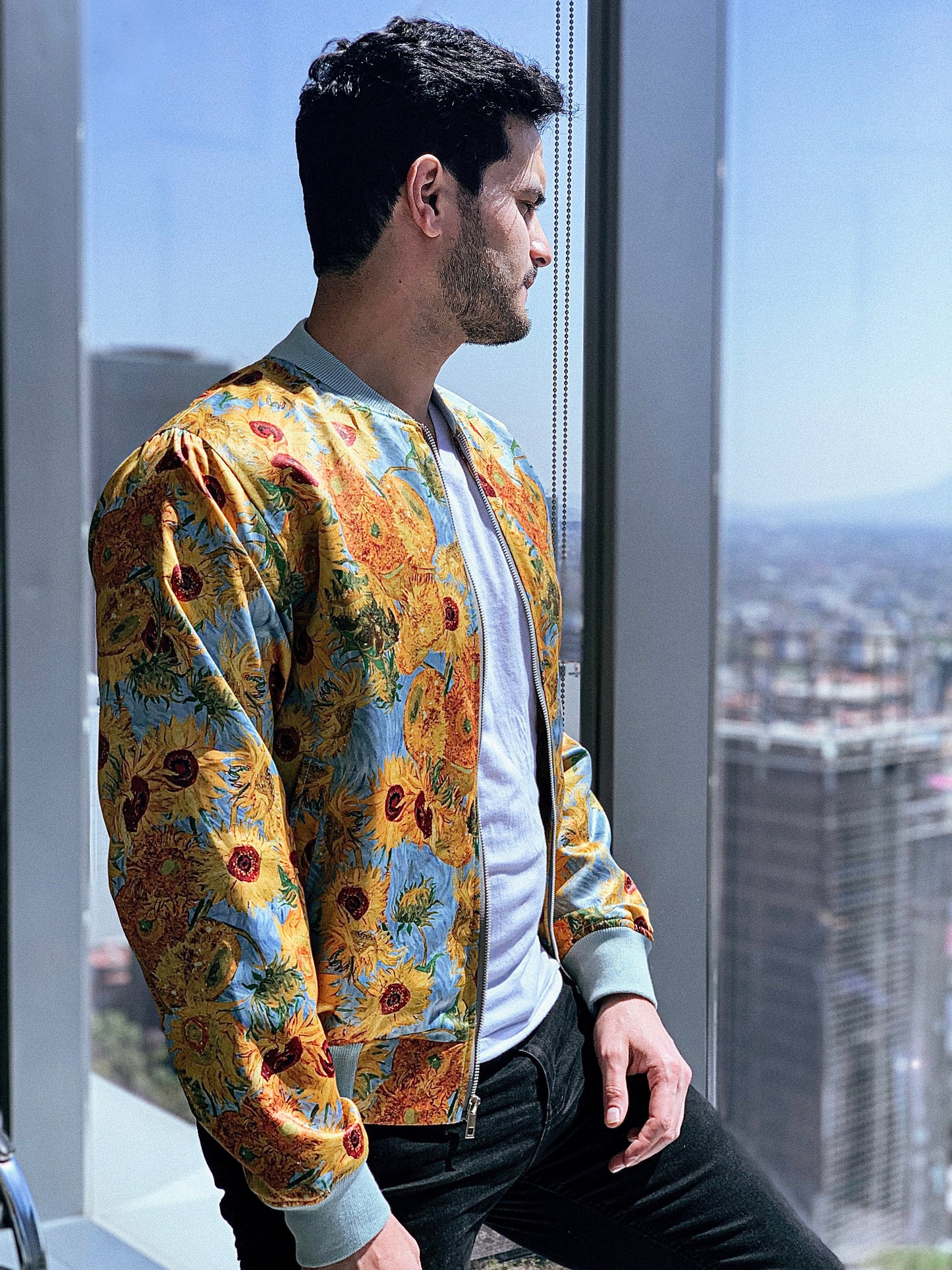 Bomber Jacket Girasoles