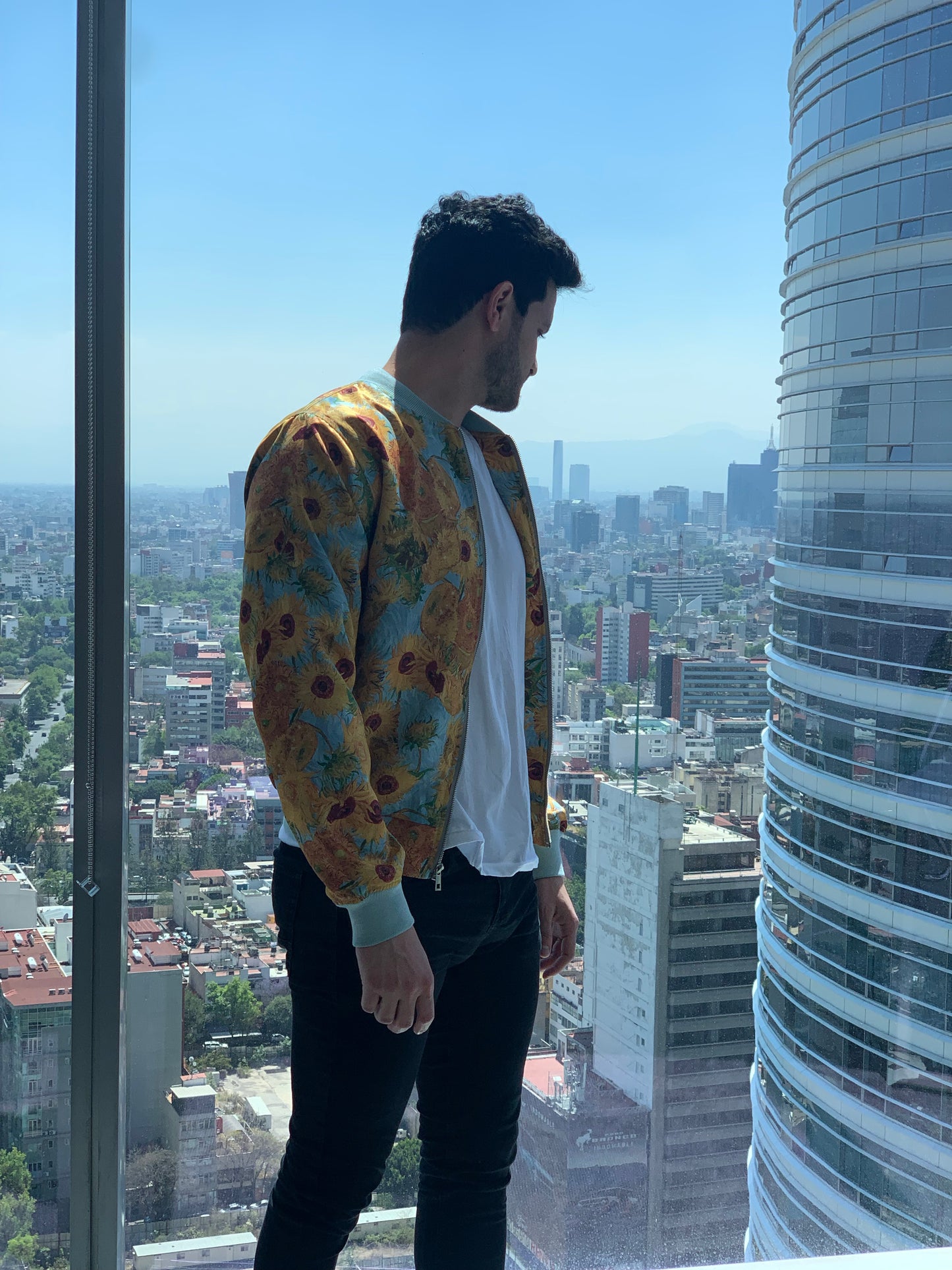 Bomber Jacket Girasoles