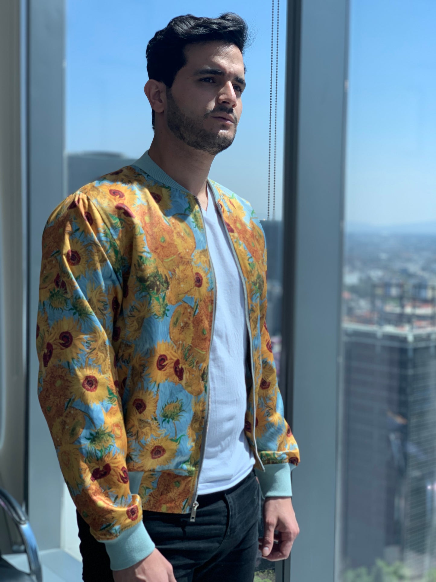 Bomber Jacket Girasoles