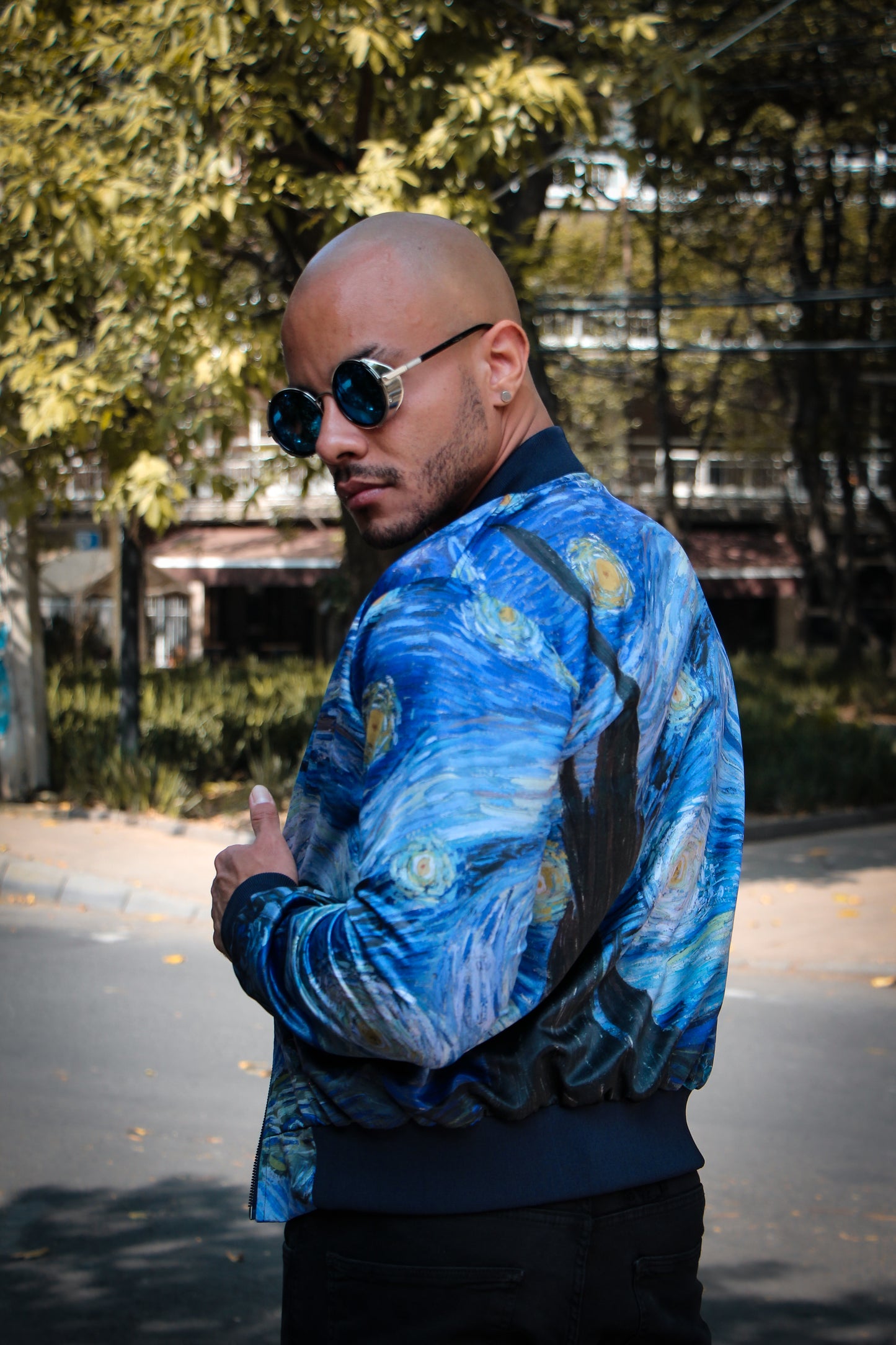 Bomber Jacket Starry Night