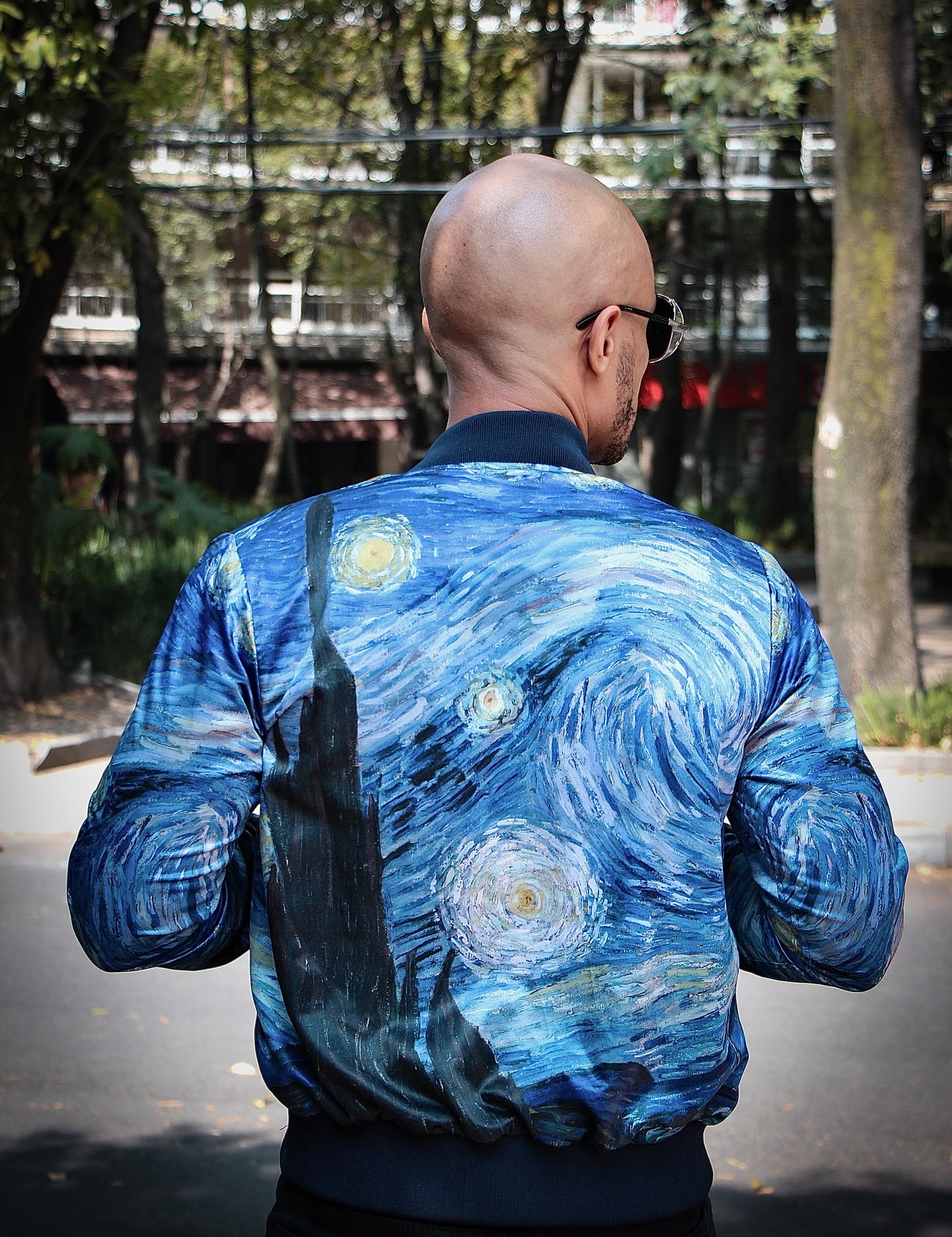 Bomber Jacket Starry Night