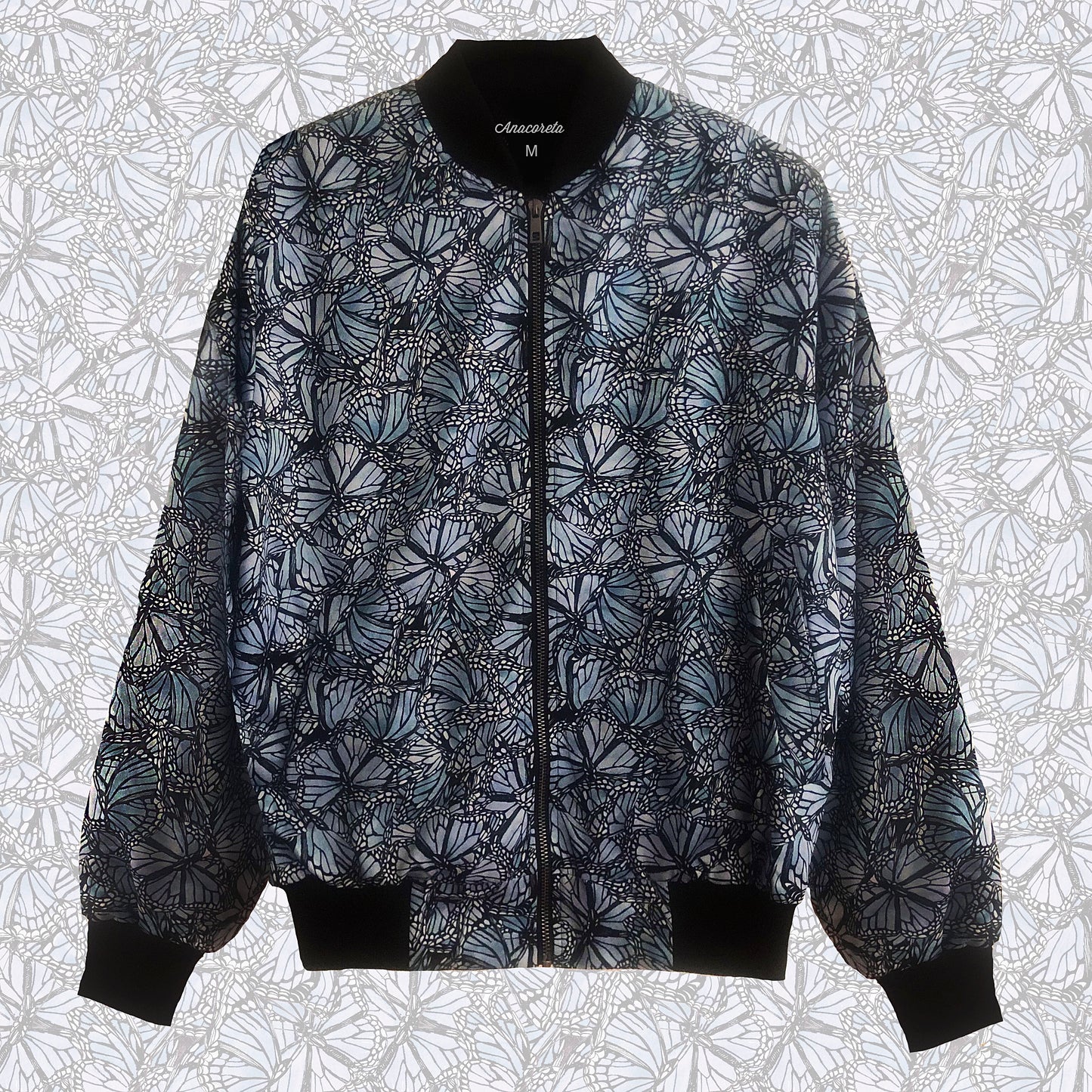 Bomber Jacket Mariposas Azules
