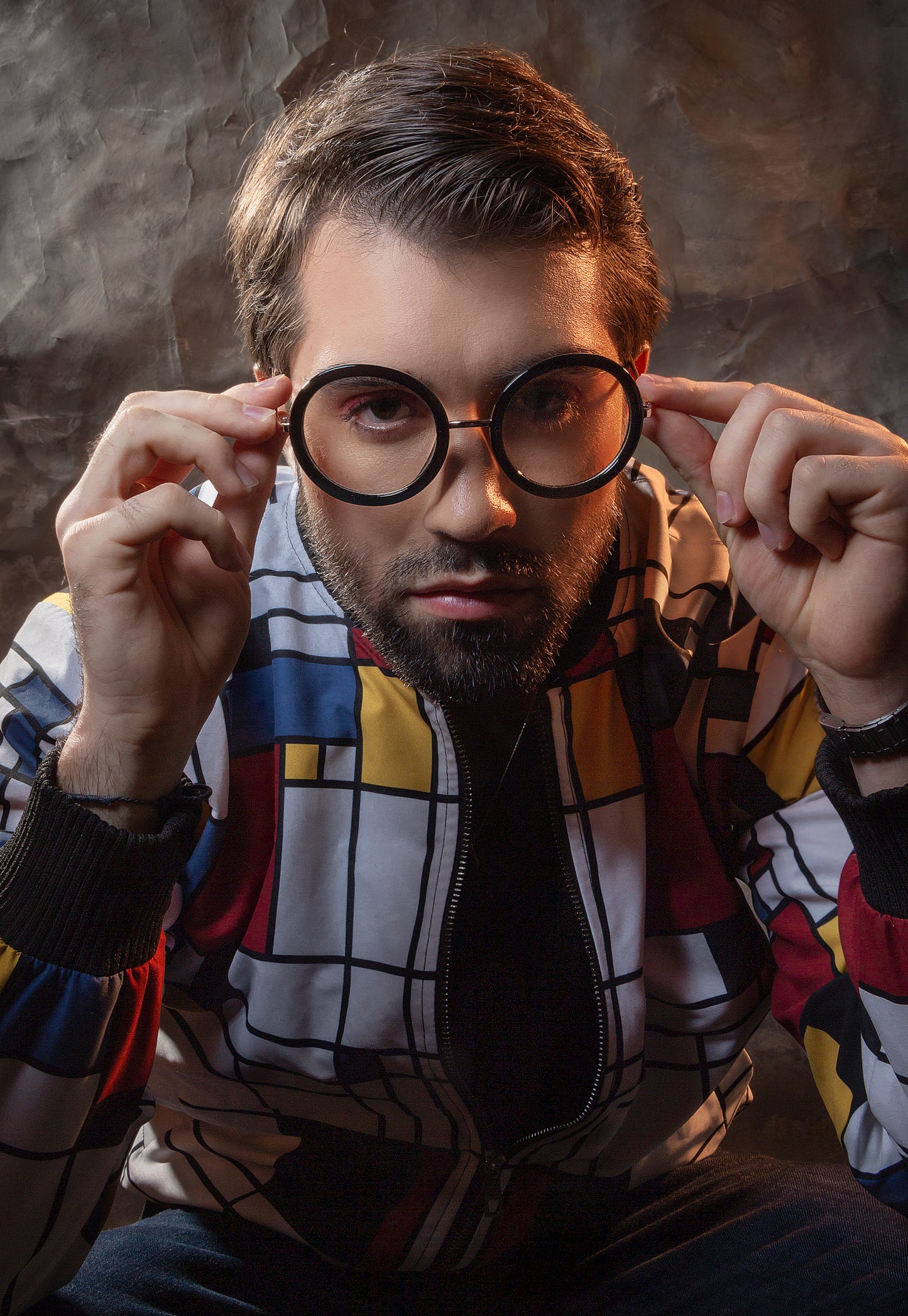 Bomber Jacket Mondrian