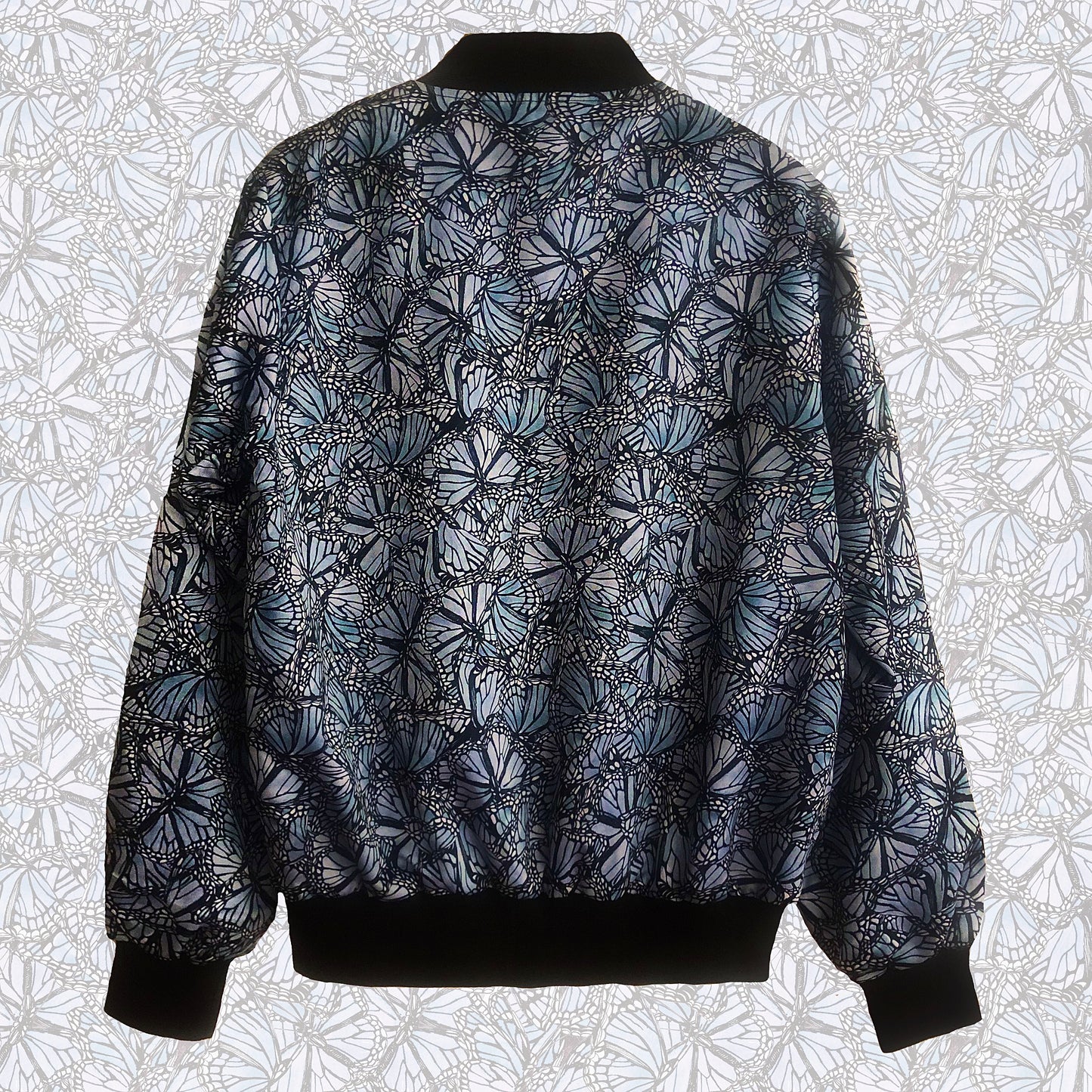 Bomber Jacket Mariposas Azules