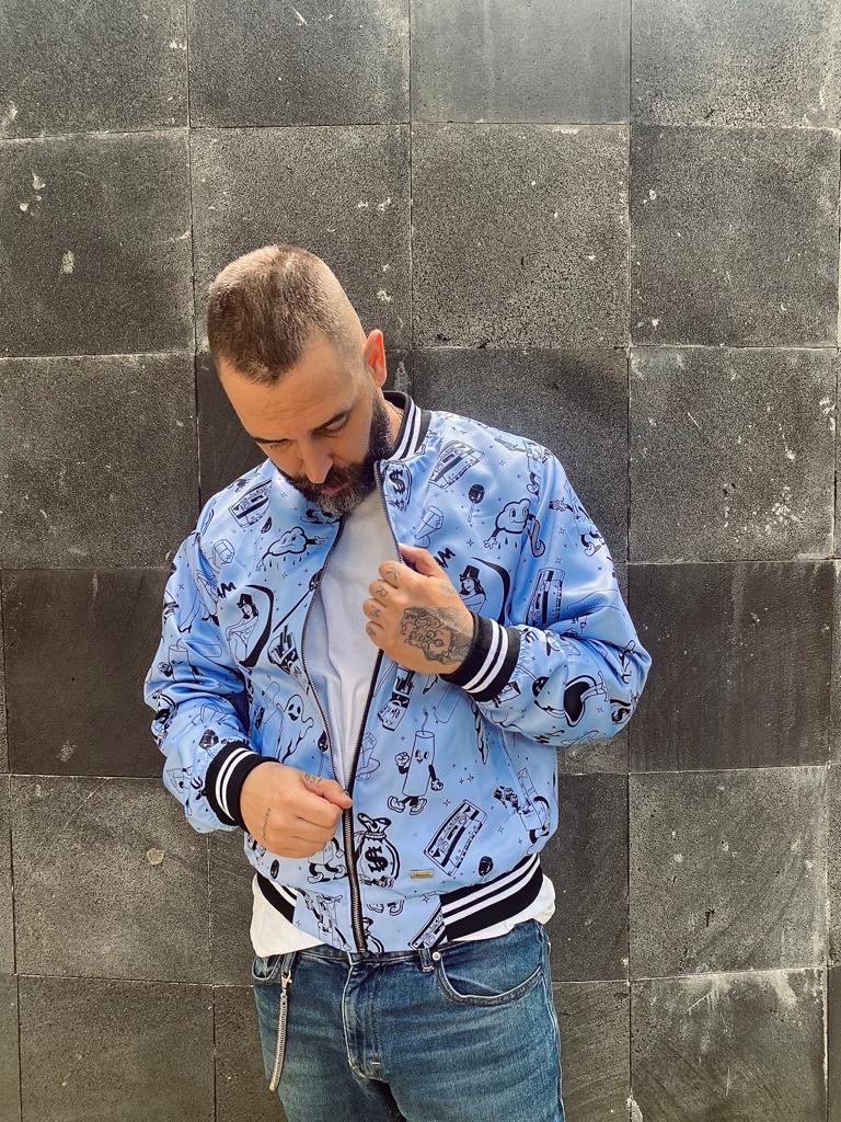 Bomber Jacket Flash Glam