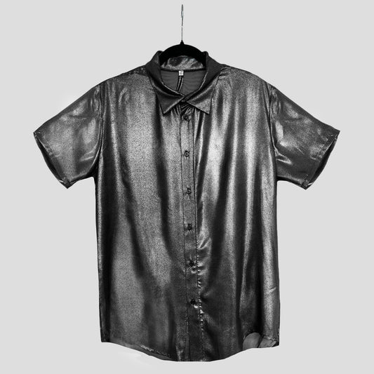 Camisa Shiffon Metalizado