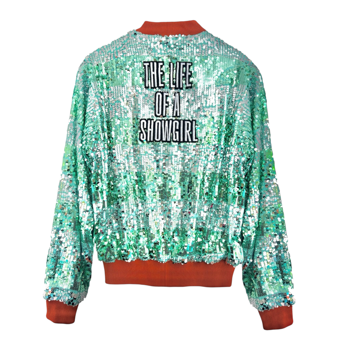 Bomber Jacket THE LIFE OF A SHOWGIRL (VERDE)