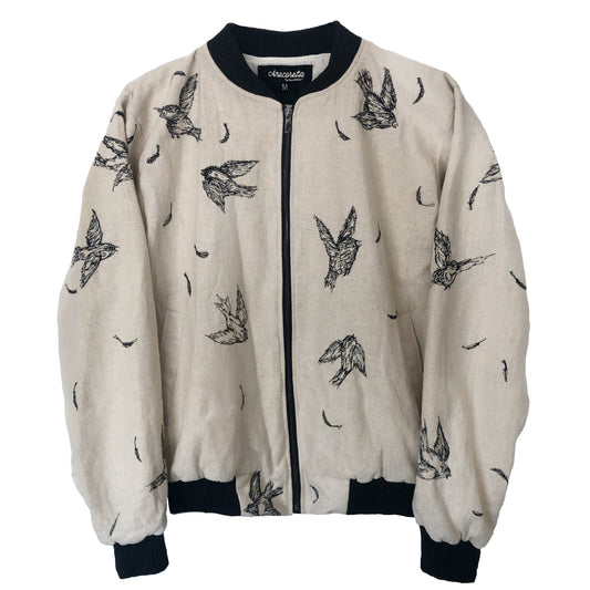 Bomber Jacket Sketch Pajaritos