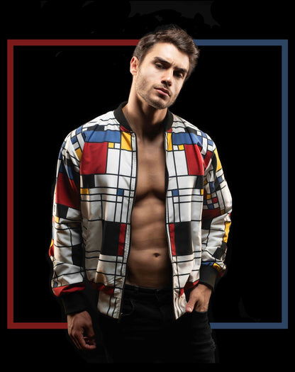 Bomber Jacket Mondrian