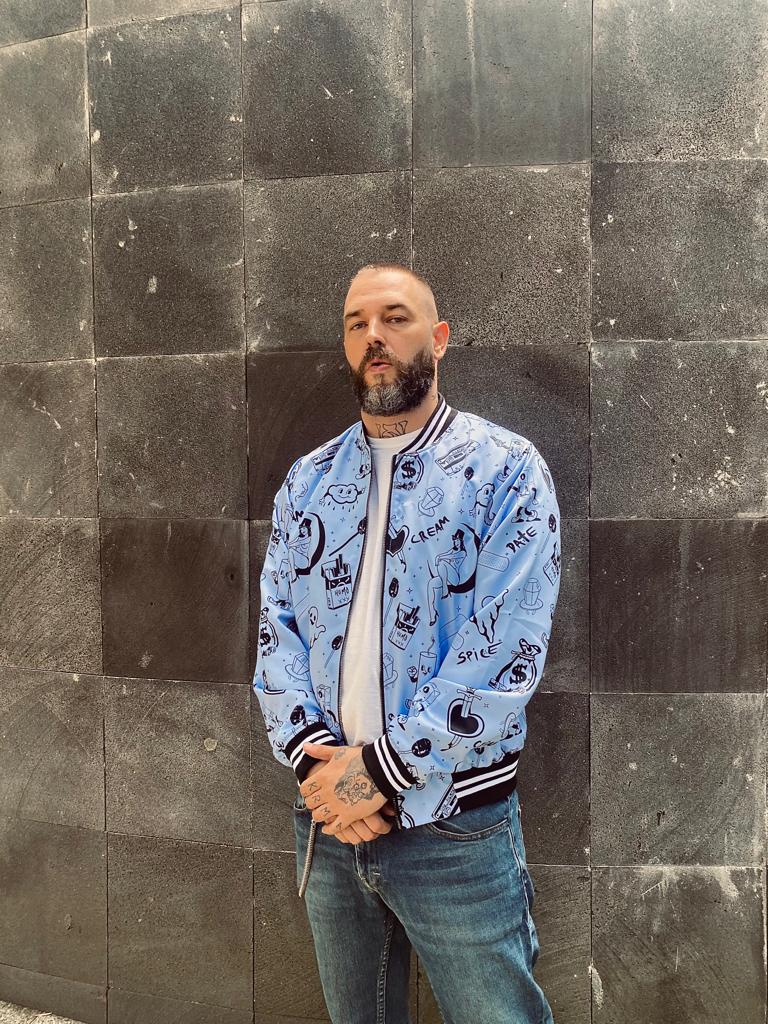 Bomber Jacket Flash Glam