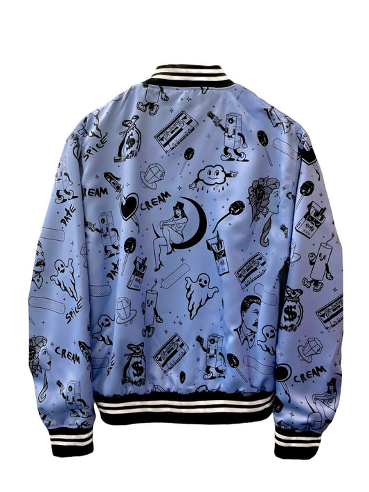 Bomber Jacket Flash Glam