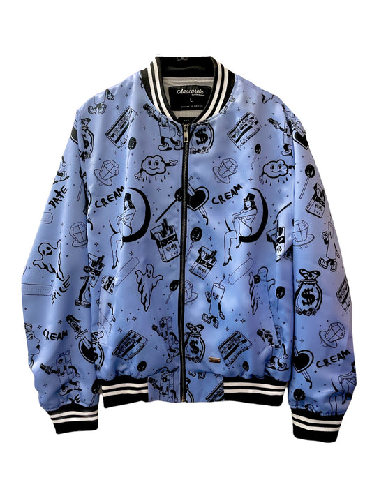 Bomber Jacket Flash Glam