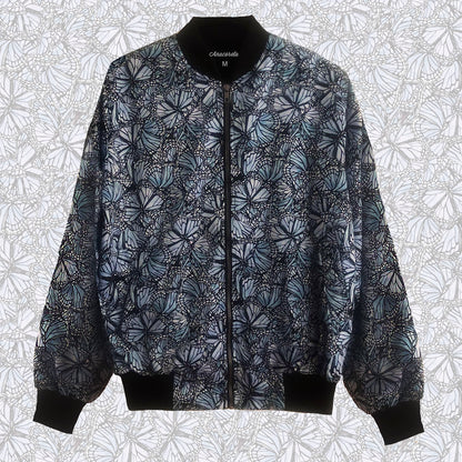 Bomber Jacket Mariposas Azules
